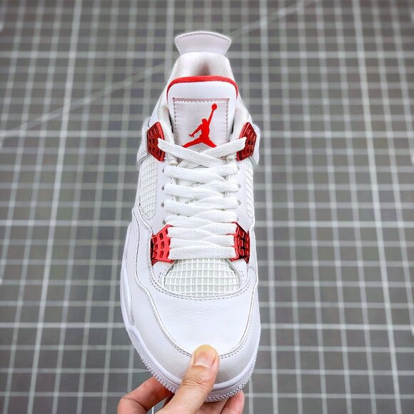 Jordan Retro 4 "Metallic Orange" Sneakers (Brand New) (Size 10.5) - Picture 2 of 9